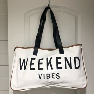 Weekend Vibes beach tote bag
